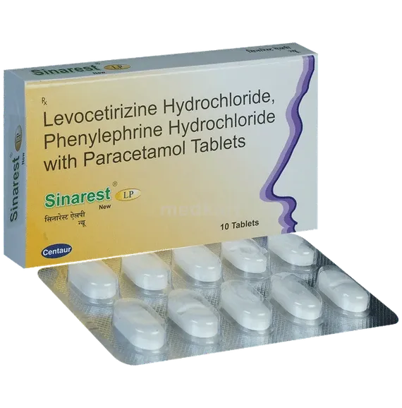 sinarest lp tablet 10's